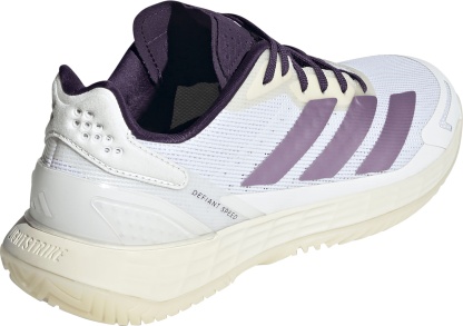 adidas Women's Defiant Speed 2 Tennis Shoes - White/Plum Fog - View 10