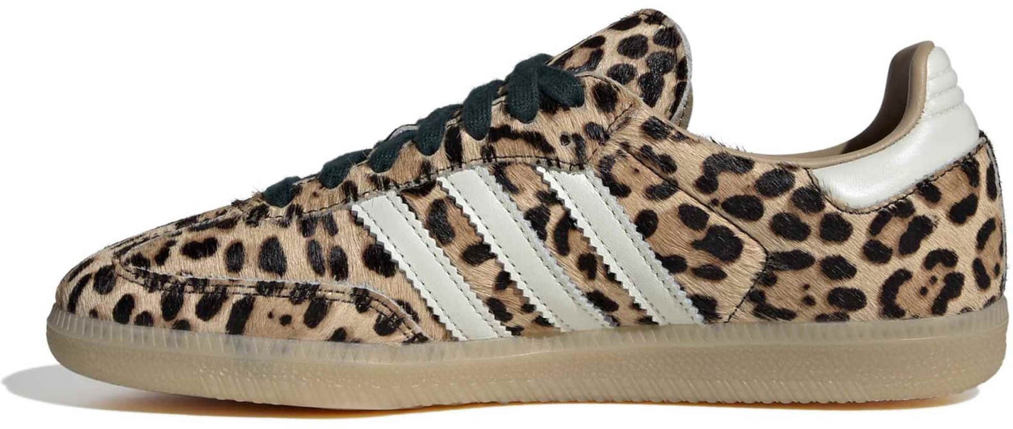 adidas Women's Samba OG Shoes - Cheetah Pony Hair/Ivory - View 4