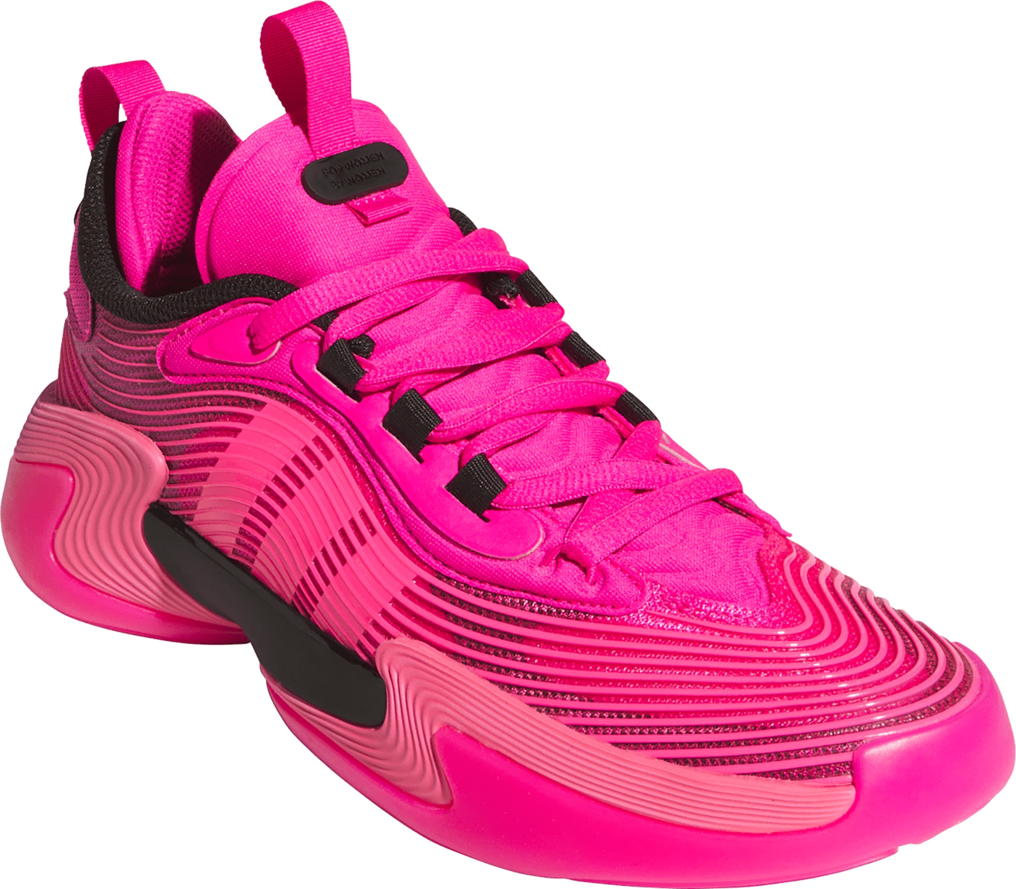 adidas Women's Exhibit Select 2.0 PRO Basketball Shoes - Neon Pink - View 5