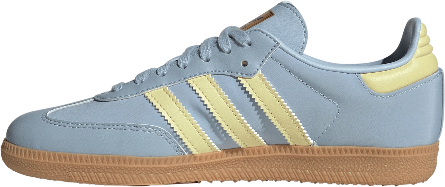 adidas Kids' Grade School Samba OG Shoes - Blue/Yellow - View 6