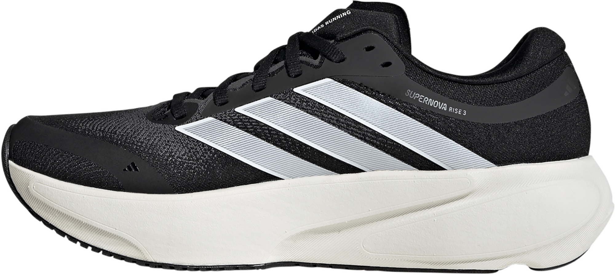 adidas Women's Supernova 3 Running Shoes - Black/White/Black - View 4