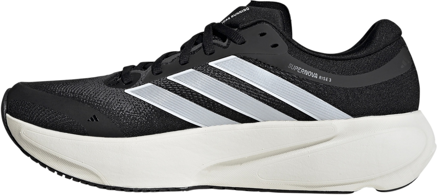 adidas Women's Supernova 3 Running Shoes - Black/White/Black - View 4