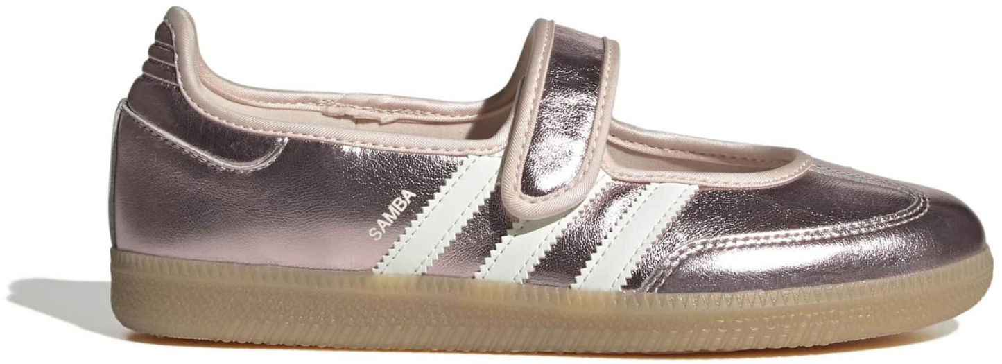 adidas Women's Samba Jane Shoes - Crackle Mtlc Wondr Quartz - View 1