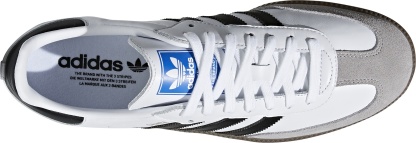 adidas Samba OG Shoes - White/Black/White - View 7