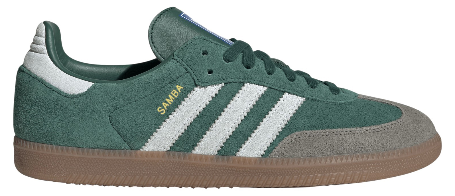 adidas Samba OG Shoes - Green/White/Gum - View 1