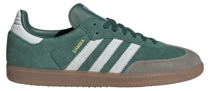 adidas Samba OG Shoes - Green/White/Gum - View 1