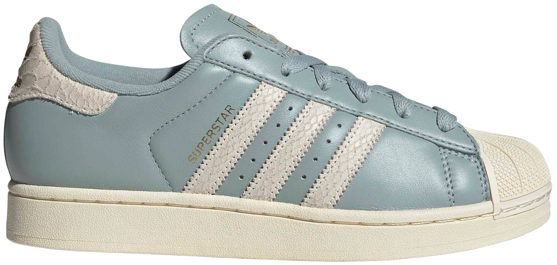 adidas Women's Superstar II Shoes - Cream White/Wonder Sage - View 1