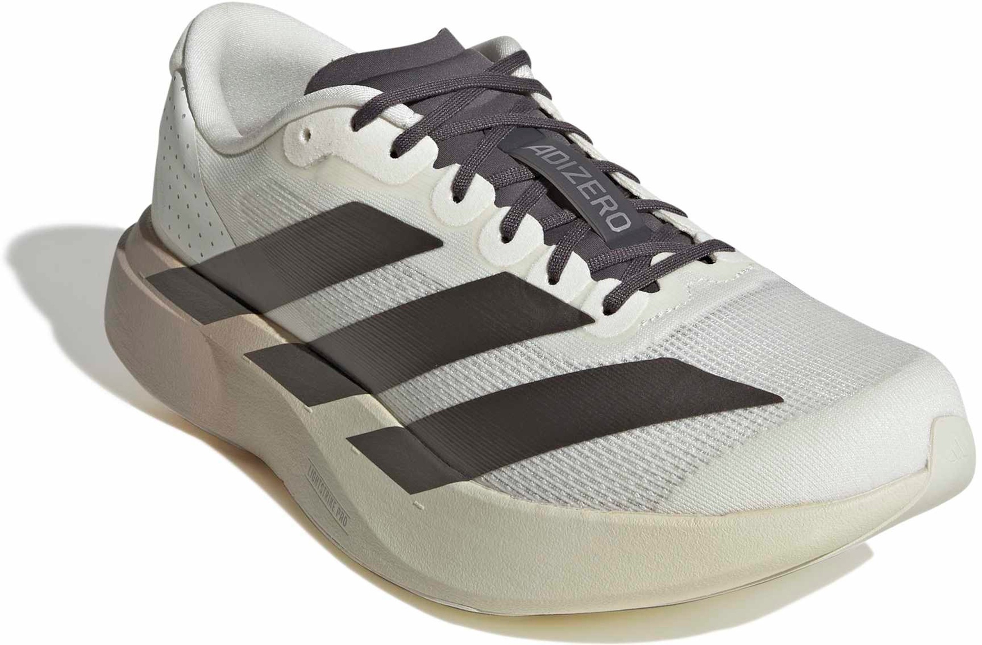 adidas Men's Adizero EVO SL Running Shoes - Coffee/White - View 5