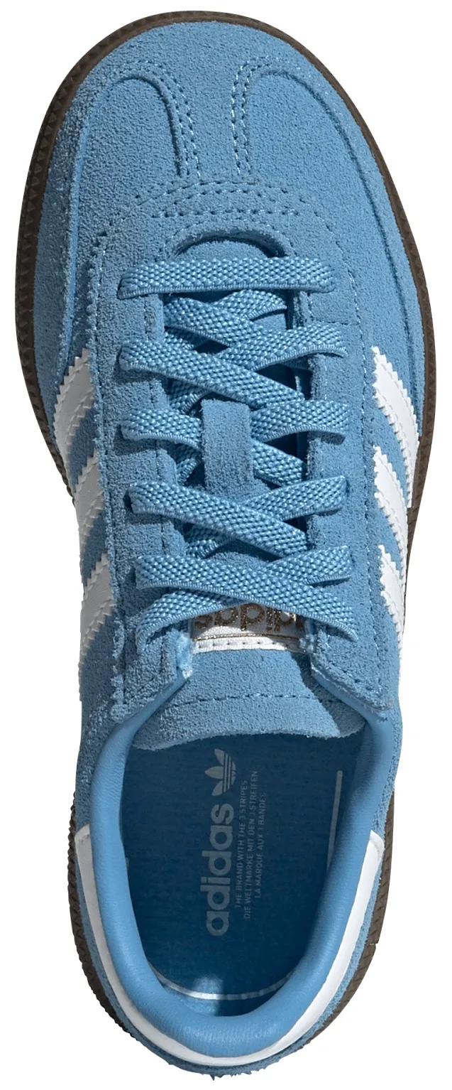 adidas Kids' Preschool Handball Spezial Shoes - Light Blue/White/Gum - View 2