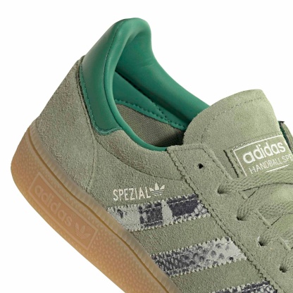 adidas Women's Handball Spezial Shoes - Tent Green/Snake Stripes - View 7