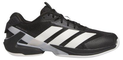 adidas Men's Adizero Ubersonic 5 Tennis Shoes - Black/Zero Metallic/Silver Metallic - View 1