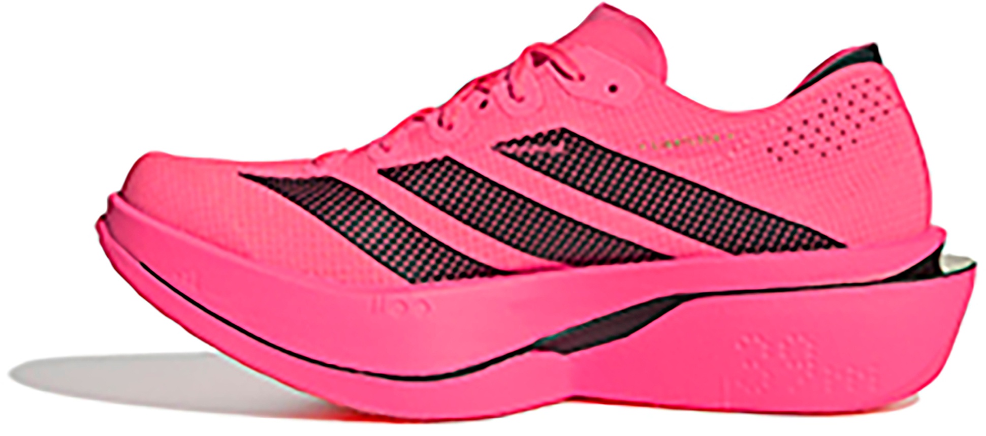 adidas Women's Adizero Adios Pro 5 Running Shoes - Solar Turbo/Core Black/Lucid Red - View 5