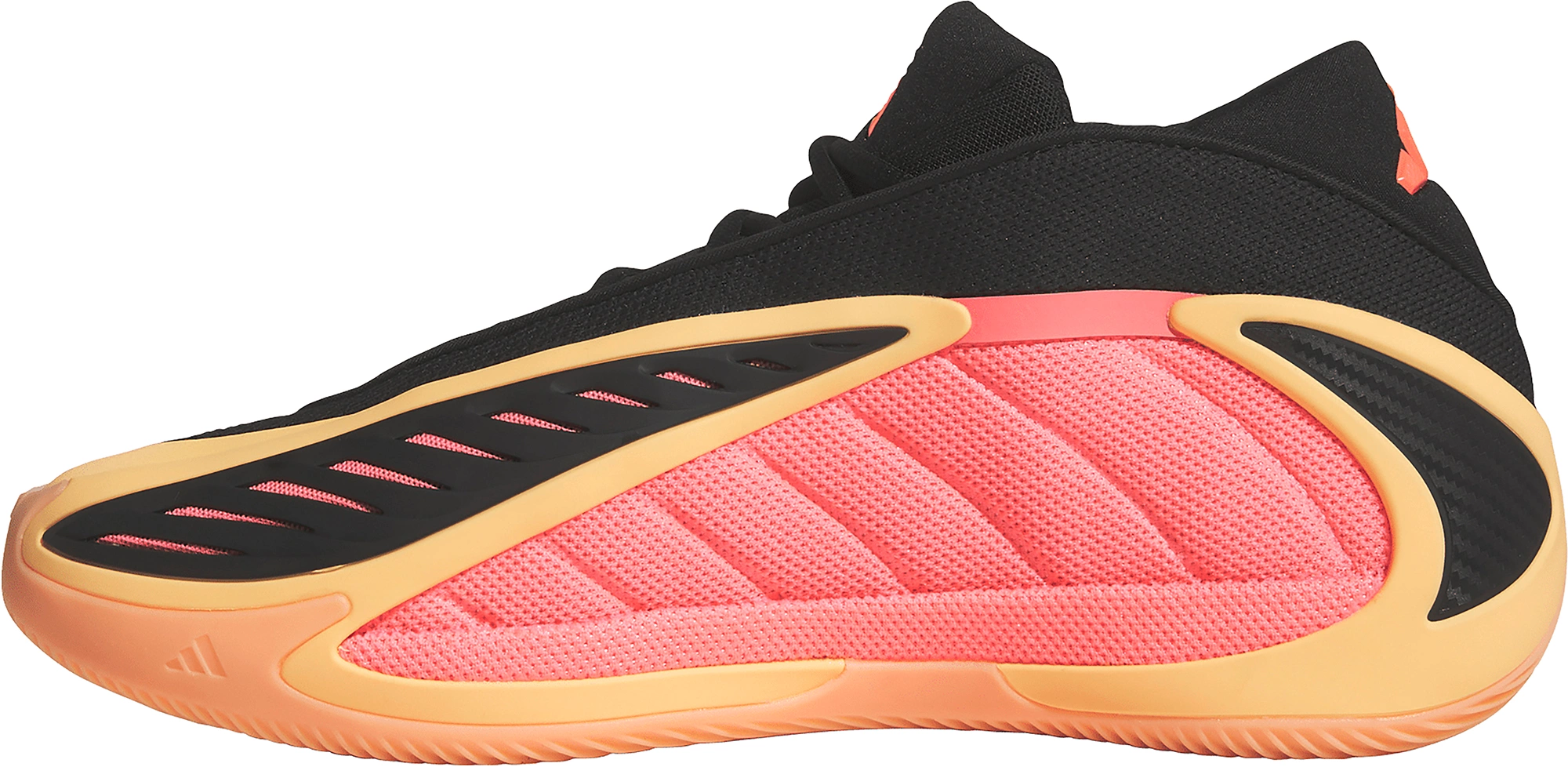 adidas Anthony Edwards 2 'With Love' Basketball Shoes - Black/Red/Orange - View 6