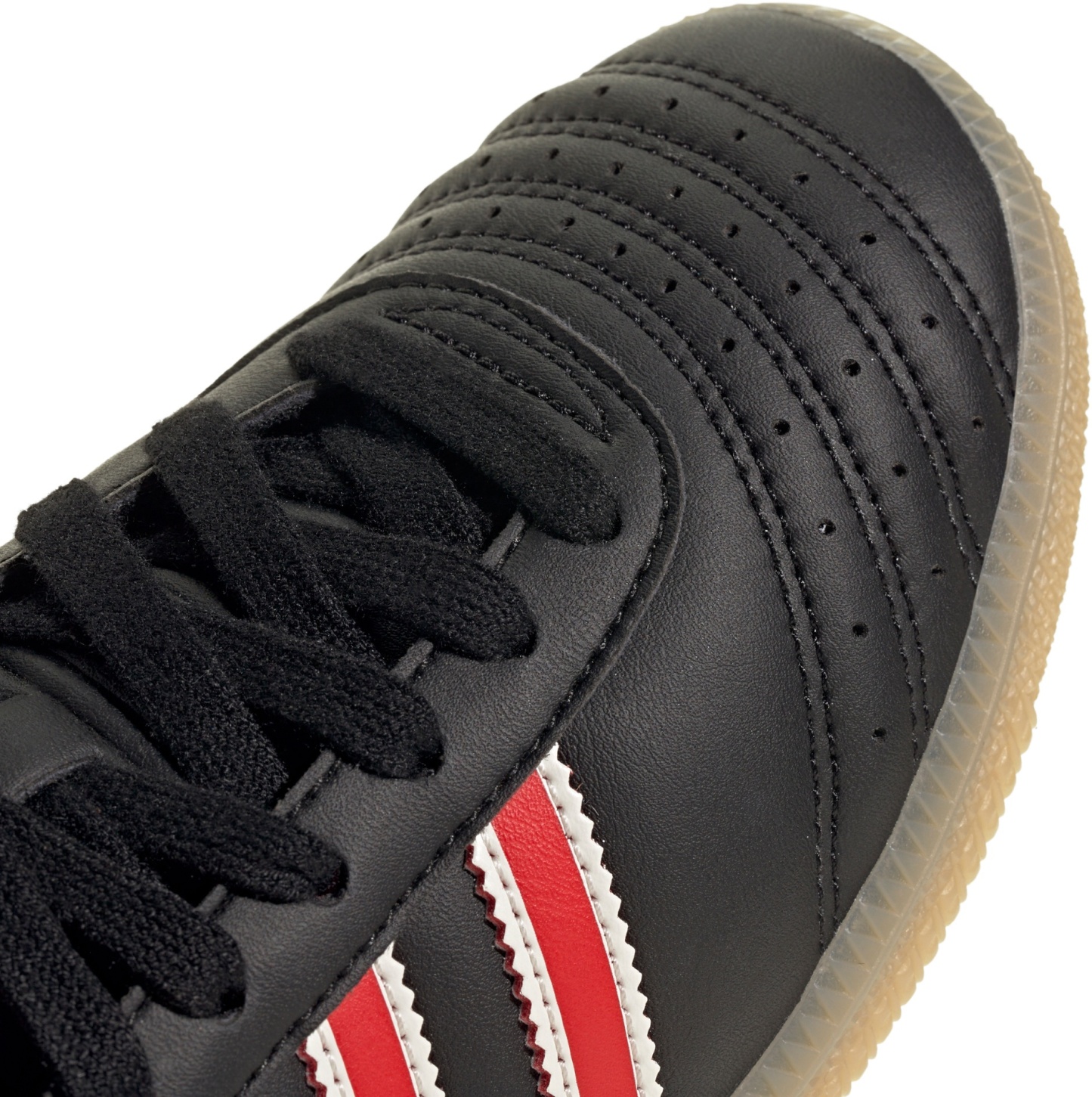 adidas Kids' Grade School Samba OG Shoes - Black/Off White/Gum - View 7