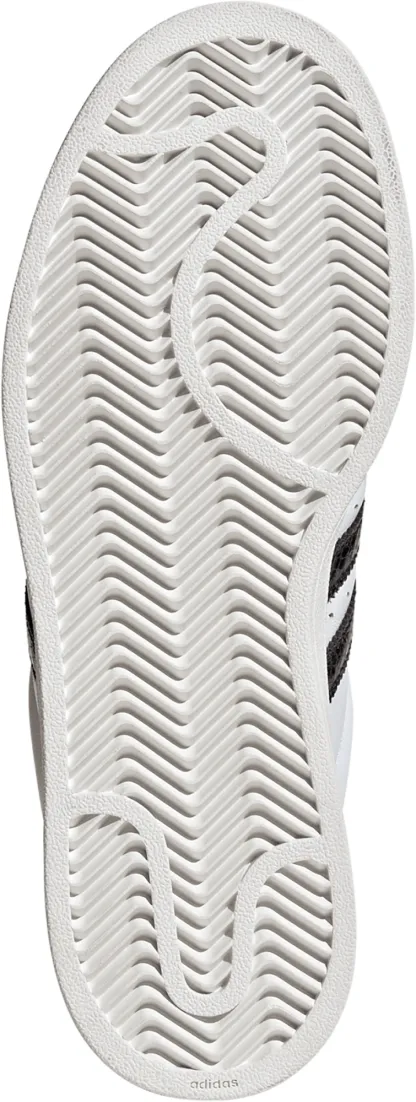 adidas Women's Superstar II Shoes - White/Grey Snakeskin - View 3
