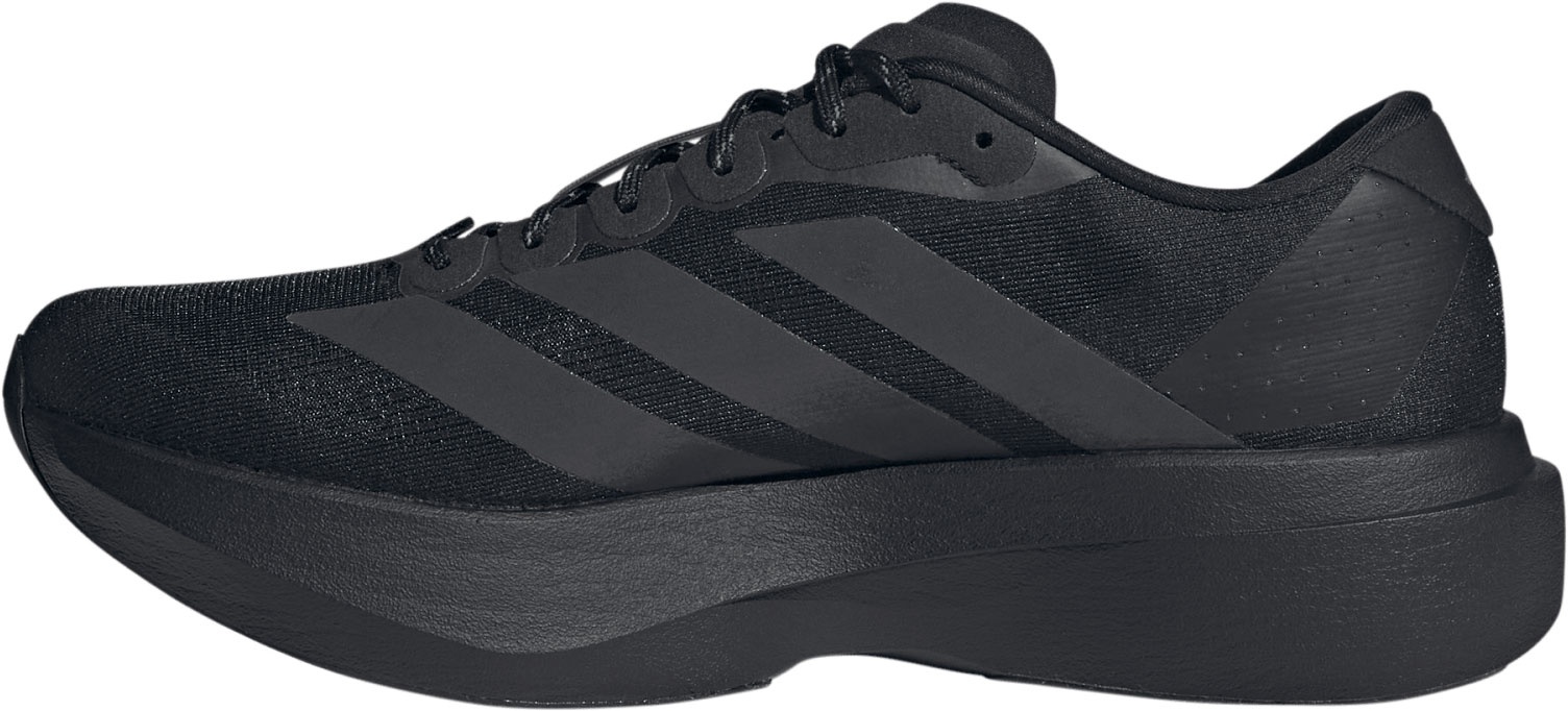 adidas Men's Adizero EVO SL Running Shoes - Black/Utility Black/White - View 4