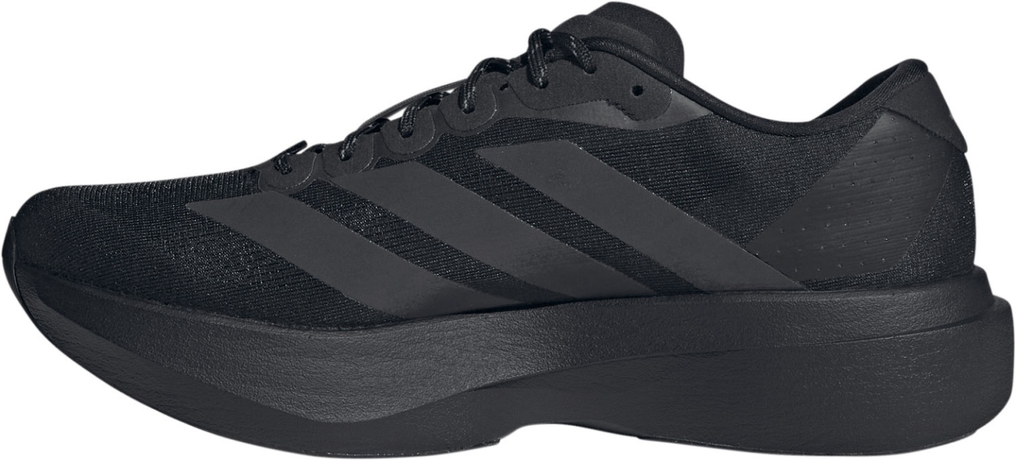 adidas Men's Adizero EVO SL Running Shoes - Black/Utility Black/White - View 4