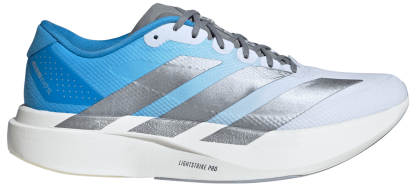 adidas Men's Adizero EVO SL Woven Running Shoes - Ftwr White/Ftwr White/Ftwr White - View 1