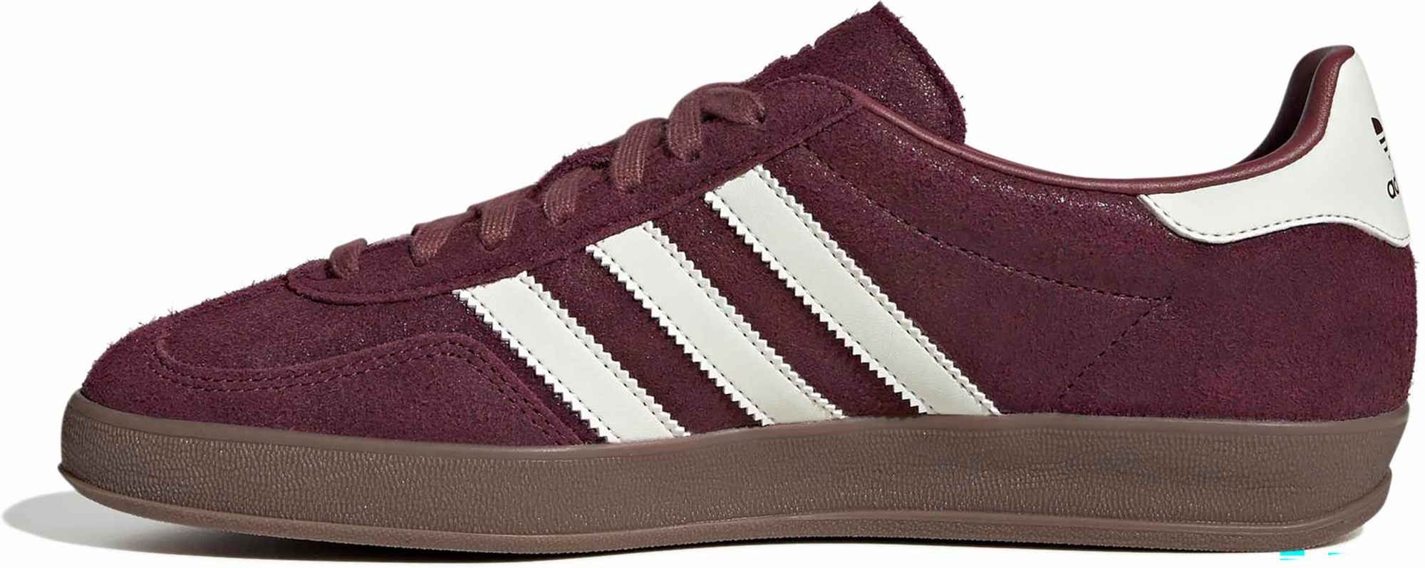 adidas Men's Gazelle Indoor Shoes - Oil Maroon/Wht - View 4