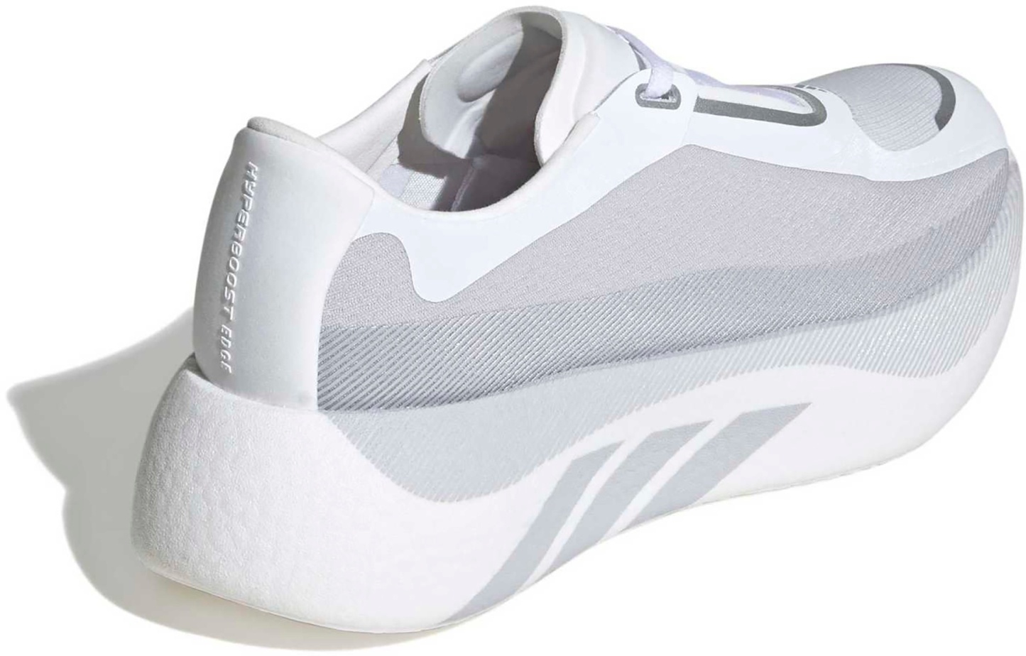 adidas Women's Hyperboost Edge Running Shoes - White/Grey/Silver - View 7