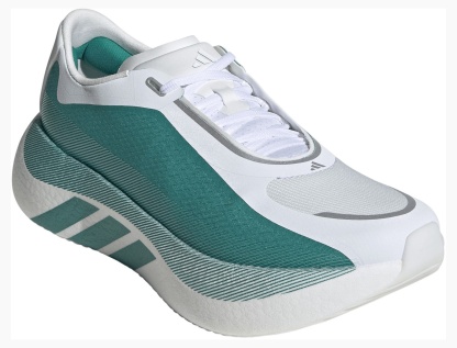 adidas Men's Hyperboost Edge Running Shoes - White/Green/Metallic - View 6