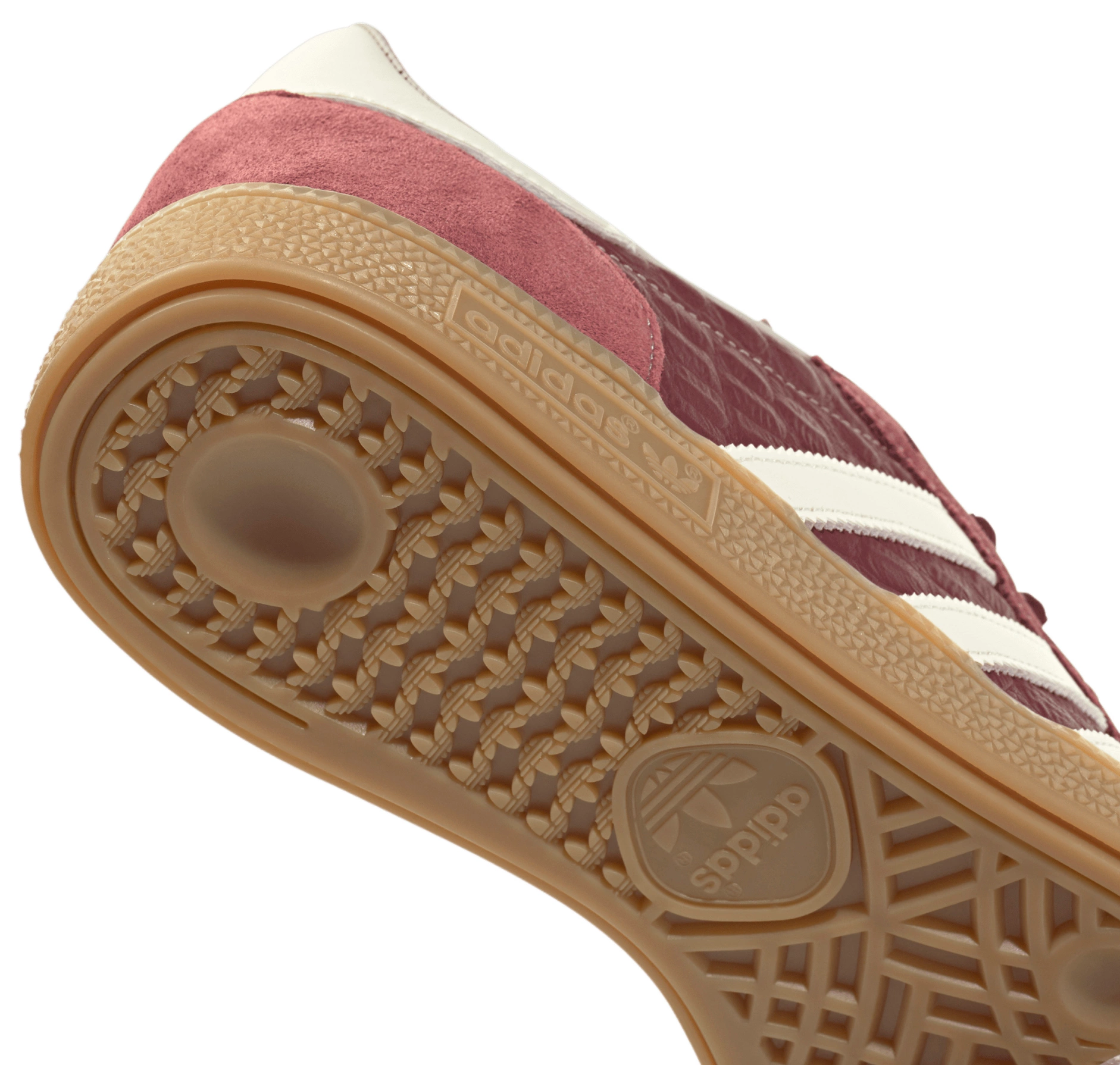 adidas Men's Handball Spezial Shoes - ShadowRed/CreamWhite/Gum - View 8