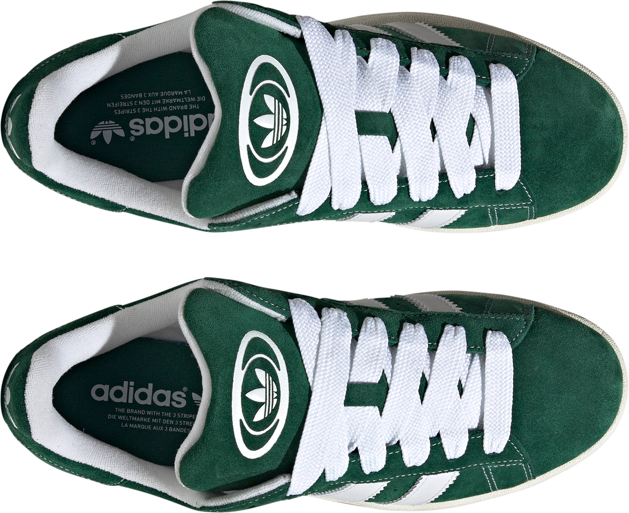 adidas Men's Campus 00s Shoes - Green/White - View 4