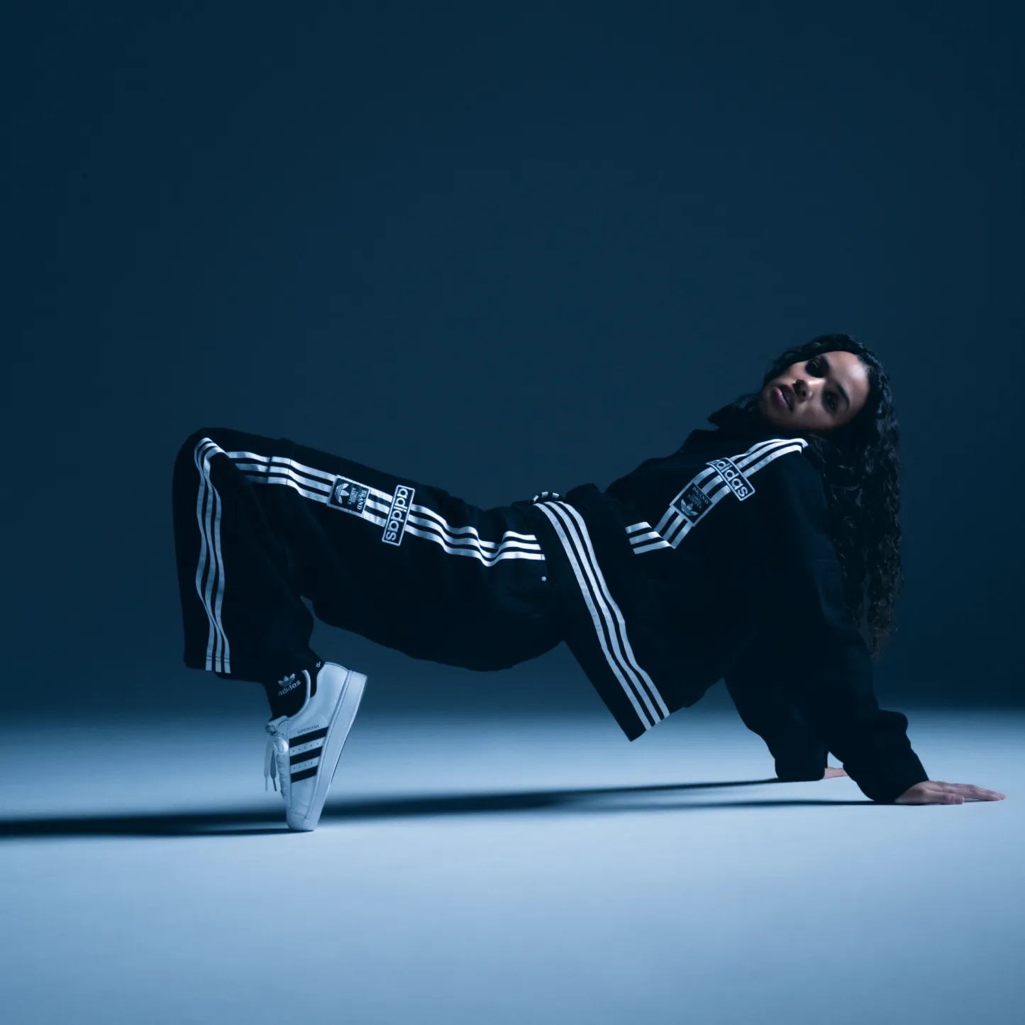 adidas Women's Superstar II Shoes - White/Black/White - View 2