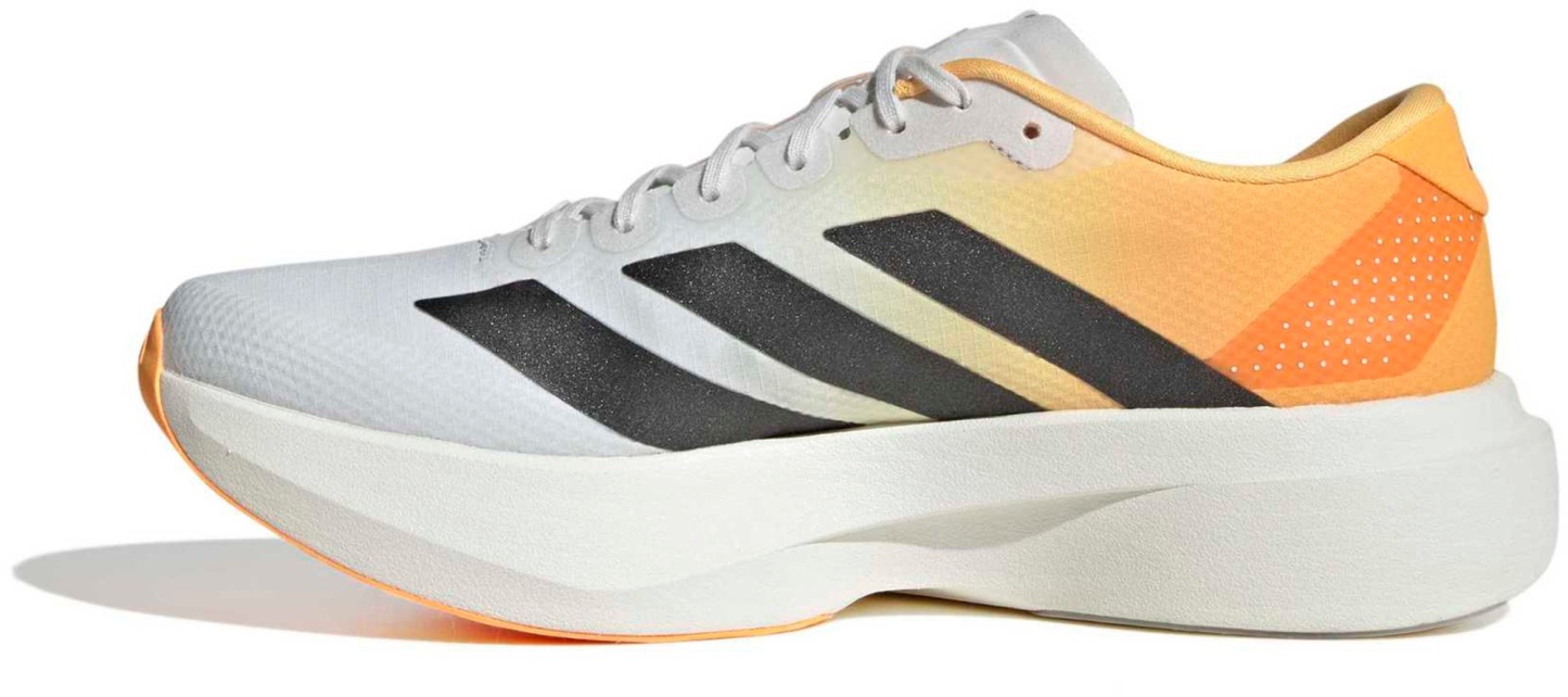 adidas Men's Adizero EVO SL Woven Running Shoes - Crystal/Lucid Tangerine/Iron - View 4