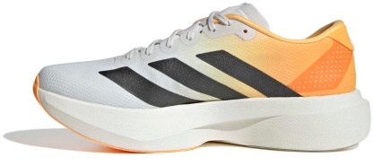 adidas Men's Adizero EVO SL Woven Running Shoes - Crystal/Lucid Tangerine/Iron - View 4