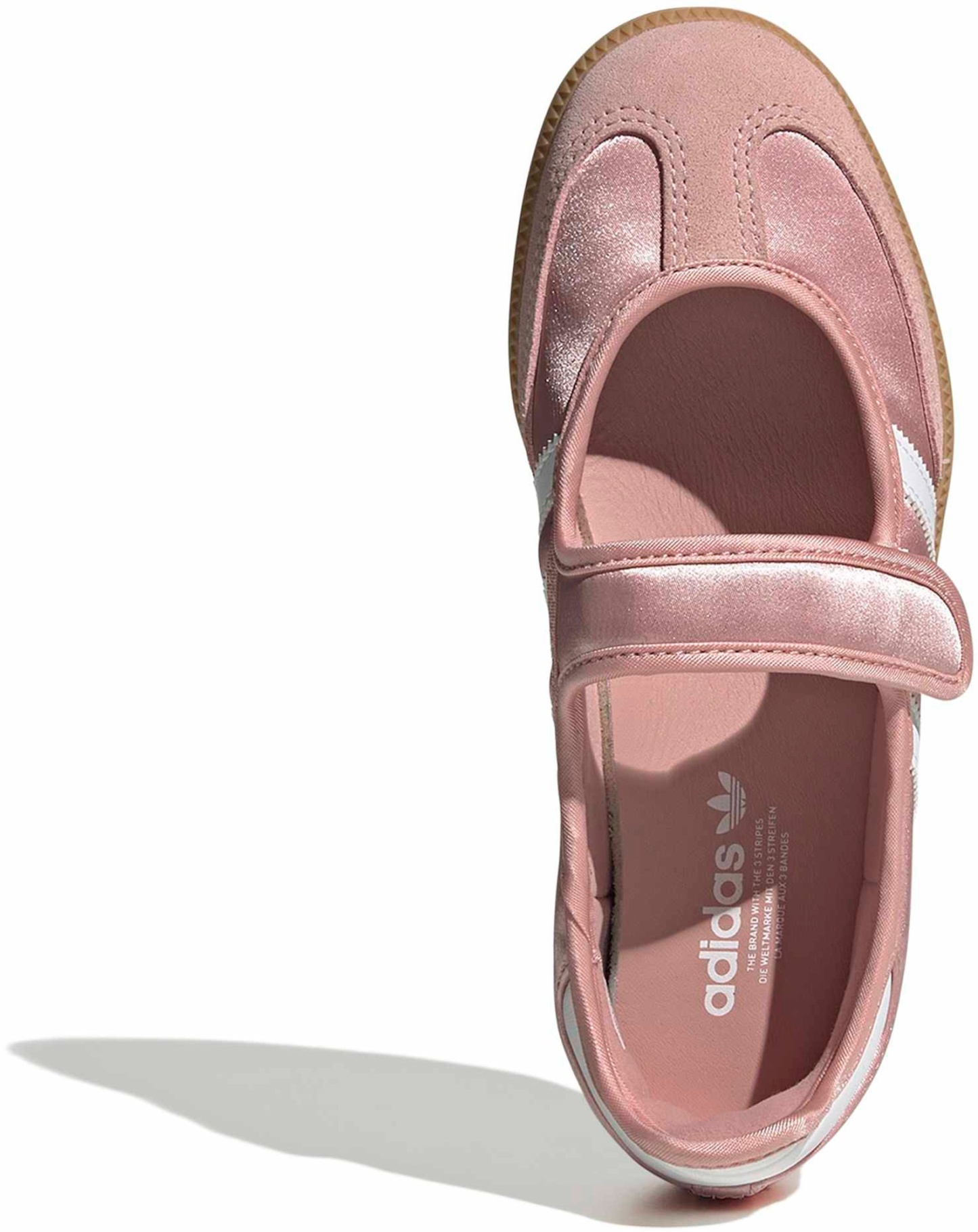 adidas Kids' Grade School Samba Jane Shoes - Wonder Mauve/Ftwr White/Gum 3 - View 2