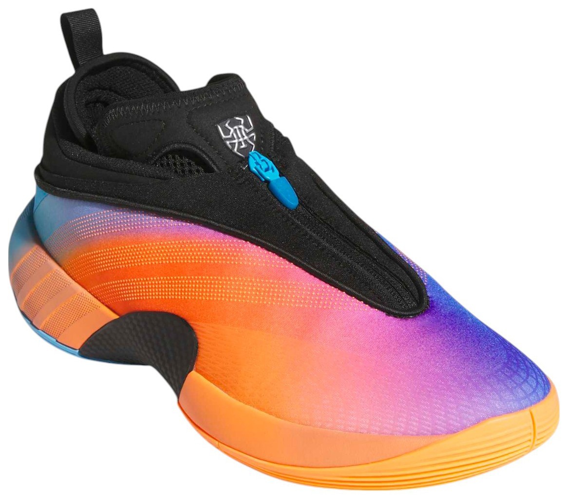 adidas D.O.N. Issue #7 'All-Star' Basketball Shoes - Black/Orange/Silver - View 6