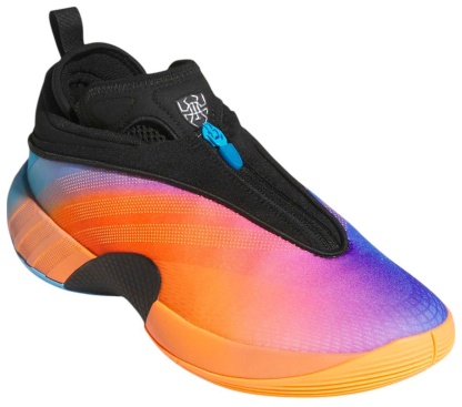 adidas D.O.N. Issue #7 'All-Star' Basketball Shoes - Black/Orange/Silver - View 6