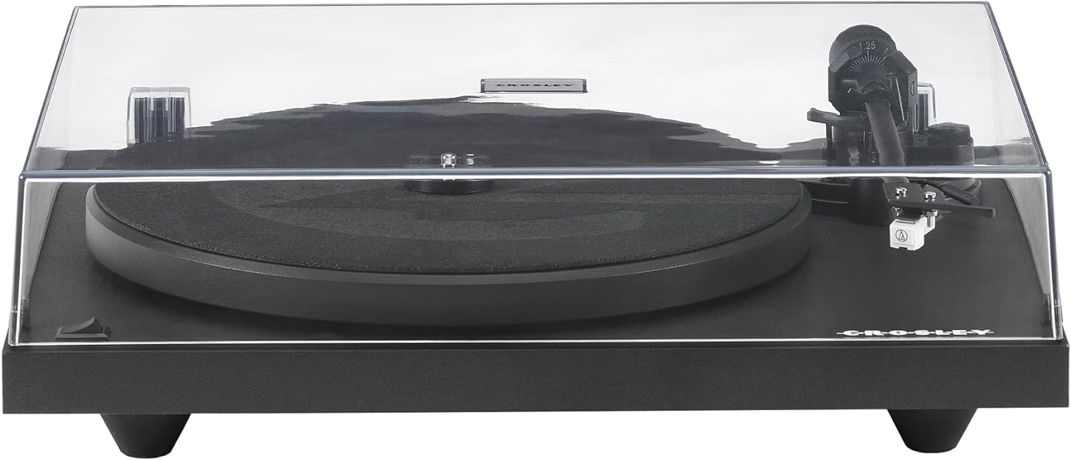 Crosley C6B-WH Belt-Drive Bluetooth Turntable Record Player with Adjustable Tone Arm, White
