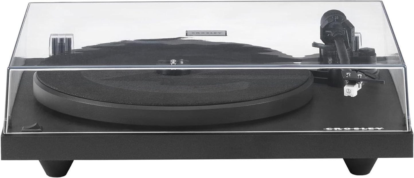 Crosley C6B-WH Belt-Drive Bluetooth Turntable Record Player with Adjustable Tone Arm, White
