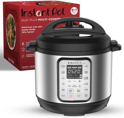 【Hurry, Limited Stock】Instathtnt Pot 6qt Dthtuo Plus 9-in-1 Electric Pressure Cooker Pressure Cooker