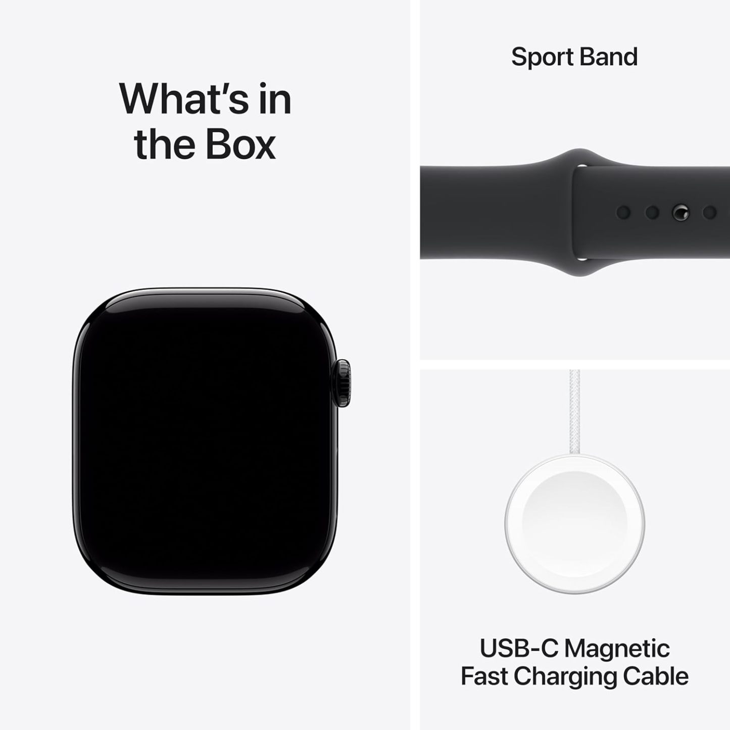 Apple Watch Series 10 [GPS 42mm case] Smartwatch with Silver Aluminium Case with Denim Sport Band - S/M. Fitness Tracker, ECG App, Always-On Retina Display, Water Resistant