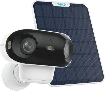 REOLINK Argus 4 Pro - 4K Solar Security Camera, ColorX Night Vision, 180° Blindspot-free View, Wireless Outdoor Camera with Dual-band Wi-Fi 6, Smart AI Detection, No Monthly Fee, with 6W Solar Panel