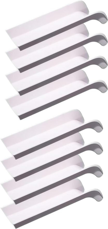 Stairslide Original Stair Mounted Kids Indoor Home Staircase Slide Playset with Self Anchoring Non Slip Grips for 9 to 12 Stairs, Cream