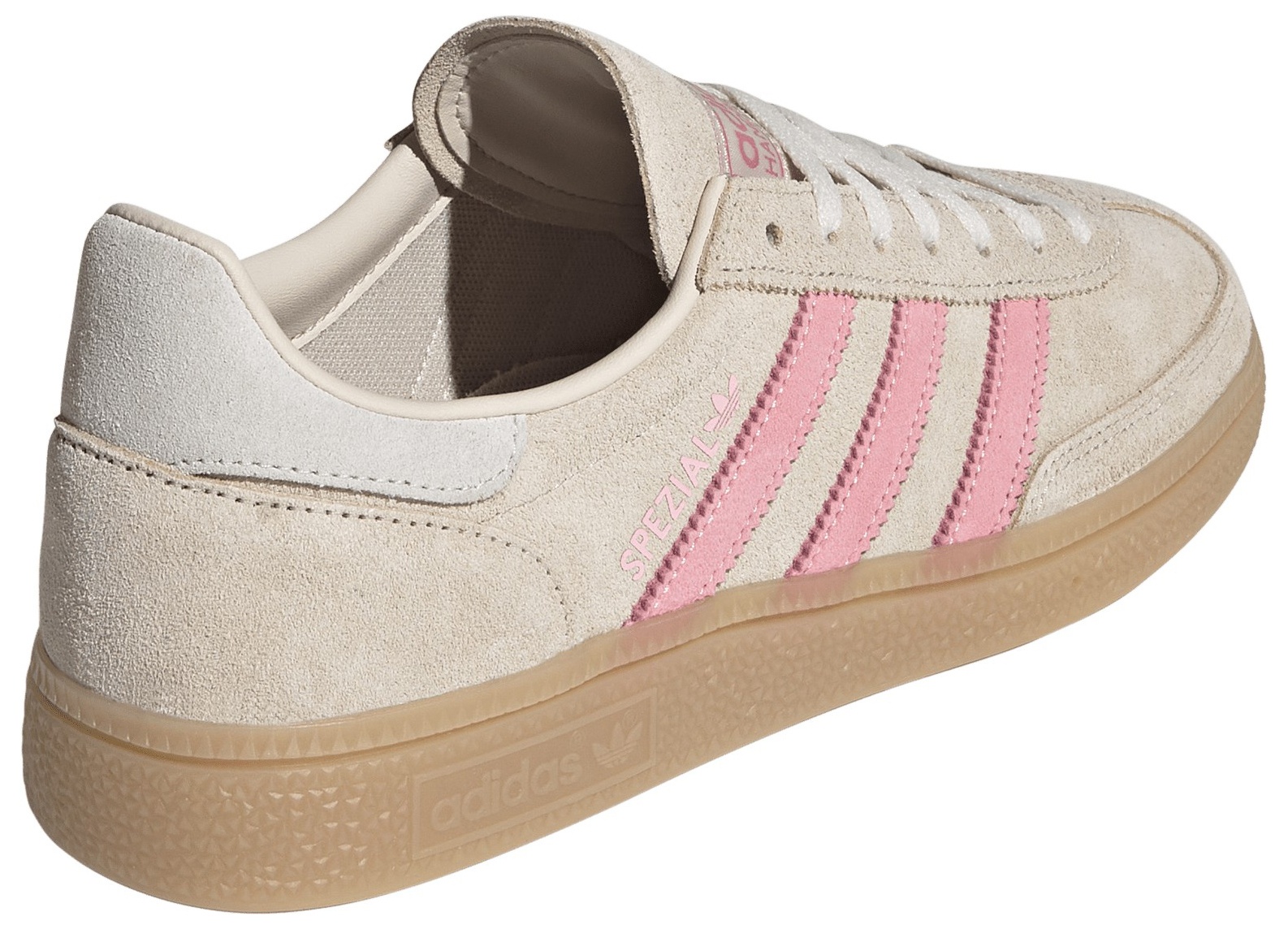 adidas Women's Handball Spezial Shoes - Crystal Linen/Pink Spark/Wonder White - View 6
