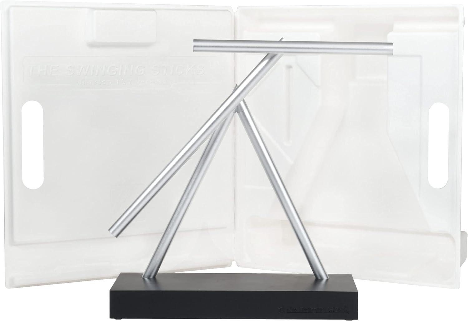 Products e The Swinging Sticks Kinetic Energy Sculpture - Desktop Toy Version