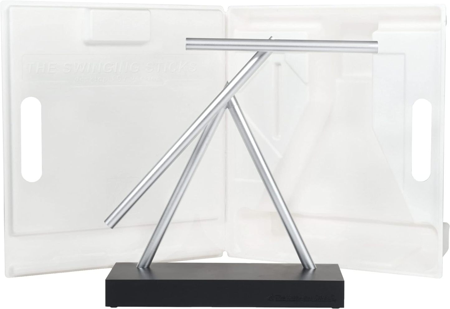 Products e The Swinging Sticks Kinetic Energy Sculpture - Desktop Toy Version