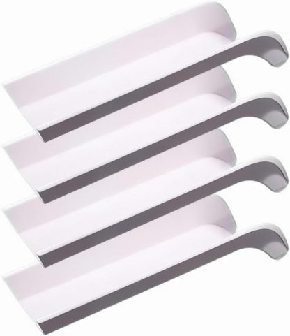 Stairslide Original Stair Mounted Kids Indoor Home Staircase Slide Playset with Self Anchoring Non Slip Grips for 9 to 12 Stairs, Cream