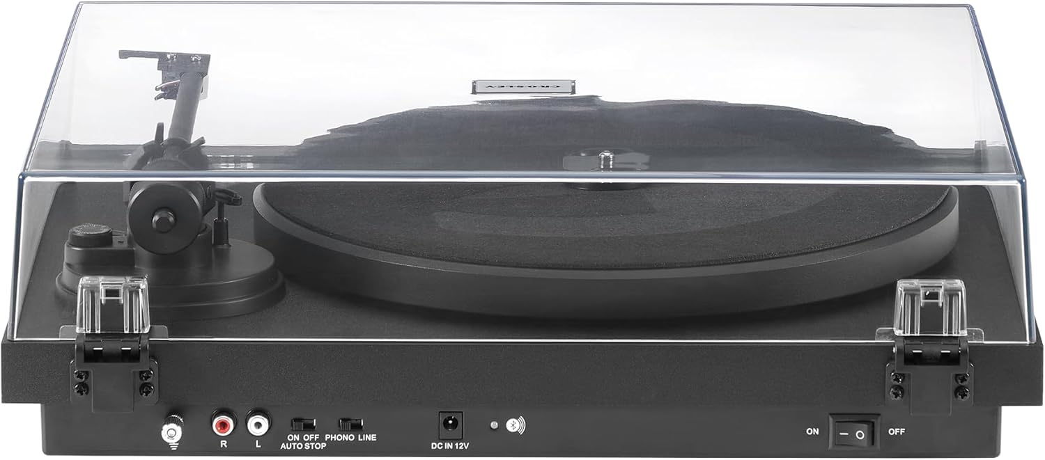 Crosley C6B-WH Belt-Drive Bluetooth Turntable Record Player with Adjustable Tone Arm, White