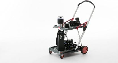 CLAX® The Original | Made in Germany | Multi use Functional Collapsible Carts | Mobile Folding Trolley | Shopping Cart with Storage Crate (Pink)