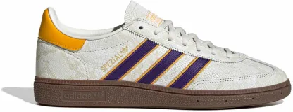 adidas Men's Handball Spezial Shoes - Core White/Collegiate Purple/Crew Yellow - View 1