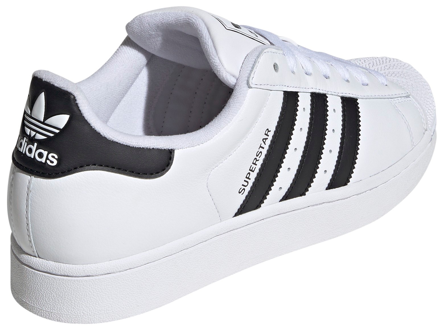 adidas Men's Superstar II Shoes - White/Black/White - View 8