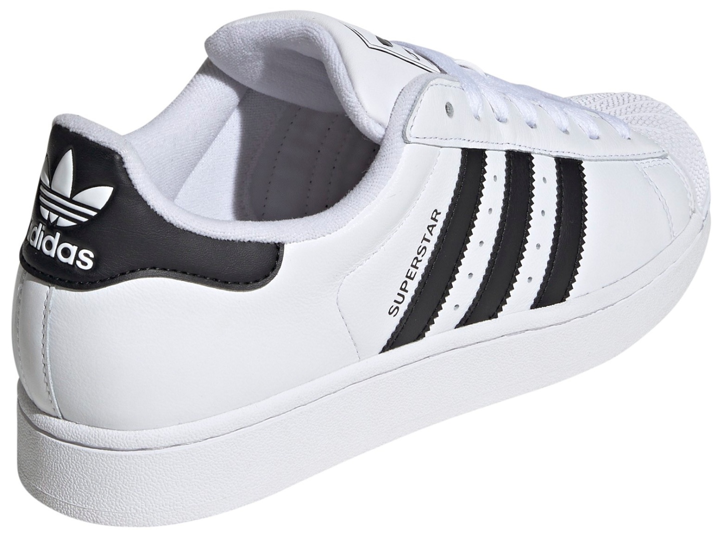 adidas Men's Superstar II Shoes - White/Black/White - View 8