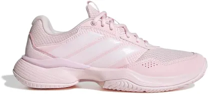 adidas Women's GameCourt 3 All Court Tennis Shoes - Ballet Pink/White - View 1