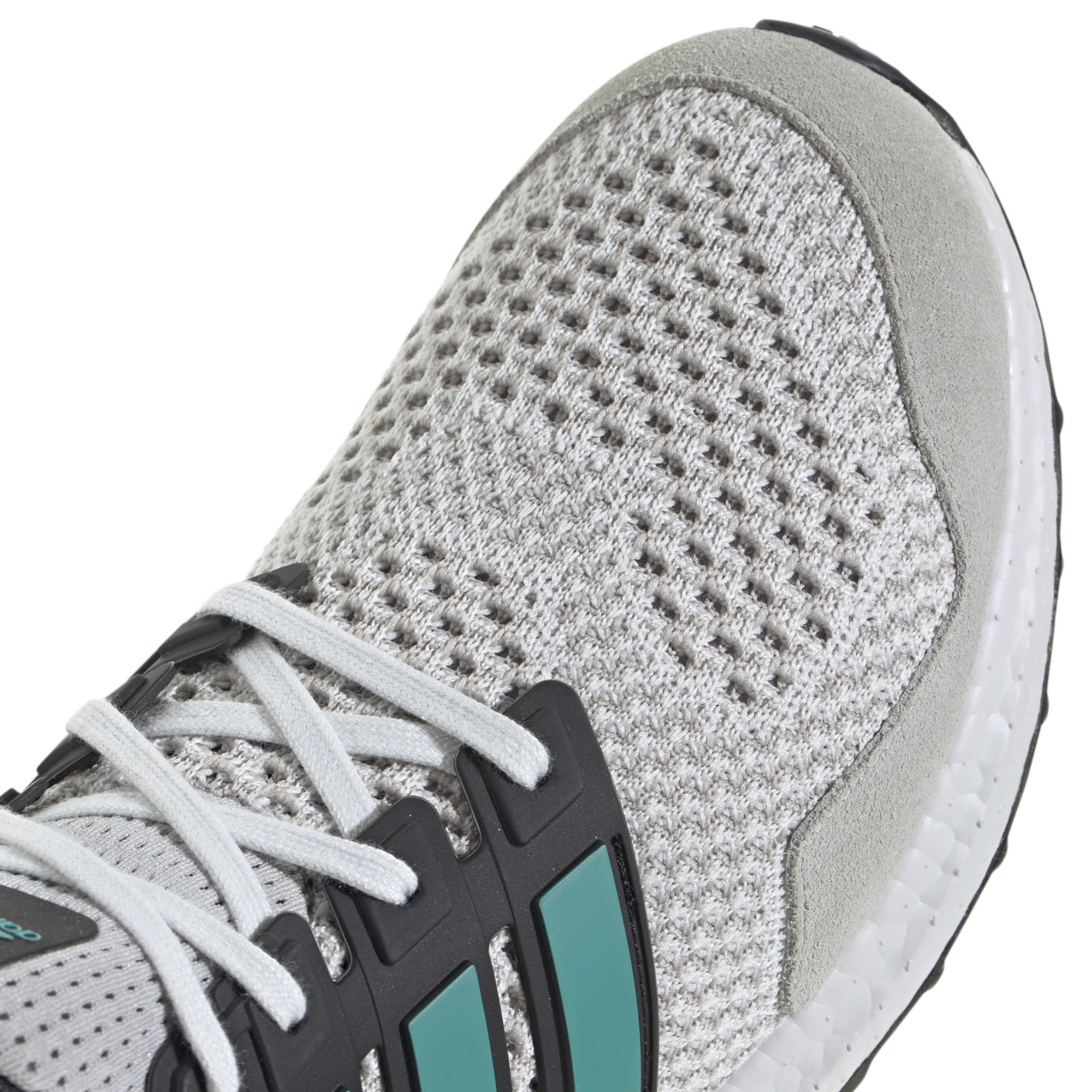 adidas Men's Ultraboost 1.0 Shoes - White/Teal/Grey - View 3